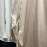 Joie Elegant Cream Satin Blouse Photo 3