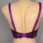Wacoal  Embrace Lace Bra Size 34DD Brown Purple 65191 Unlined Underwire Photo 4