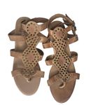 Antelope  nwot mekenzie Gladiator Sandals With Cutouts Studs Sz 38 Brown Leather Photo 6