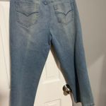 Boston Proper  Beaded,  Jeweled & Sequin Design Cropped Jeans Size 12. Photo 2