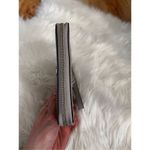 Michael Kors Gray Leather Wallet with strap clutch Photo 5