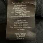 Heartloom NEW  Palma Black Faux Vegan Leather Blazer Coat Moto Jacket Top Size XS Photo 4