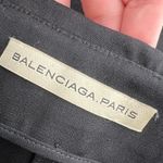 Balenciaga  draped front wool mini skirt back sz 38 Photo 2
