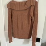 Brave Soul Tan V-Neck Sweater Ribbed Knit Photo 1