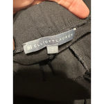 ELLIOTT LAUREN Women Black Cargo Pants Ankle Crop Button Detail Size 2 Photo 4