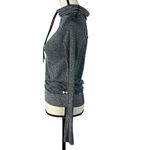 Under Armour  X-Small Threadborne Fitted Top Heat Gear Cowl Neck Gray Womens Photo 5