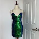 Lulus  Emerald Sequin Mini Dress‎ Photo 8