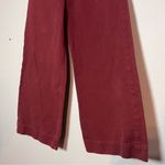 Gorman Wide Leg Pants Dark Red Burgundy High Rise Crop Ankle AU 6 US Size 2 Photo 2