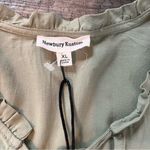 Newbury Kustom  SHIRT BELL SLEEVE BLOUSE XL SAGE GREEN FALL RELAXED FIT  NWT #154 Photo 4