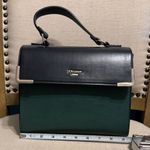 Dune London  Black and Dark Green Satchel Photo 2
