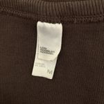 Los Angeles Apparel  Brown Ribbed Cotton Tank Dress Spaghetti Strap Mini Medium Photo 3