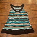 Byer California Chevron Pattern Sleeveless Top y2k woman’s XL Photo 1