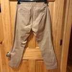 J. Crew Women's Frankie Ankle Chino Pants Size 8 Petite Beige Flat Front used Tan Photo 1