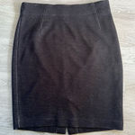 Club Monaco Pencil Skirt Charcoal Gray Women’s 6 Zip Photo 0