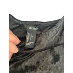 Forever 21  black velvety tank cami dress size large Photo 2