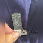 Stylish navy blue vest with fringe detailing. Perfect for layering. Size M Size M Photo 6