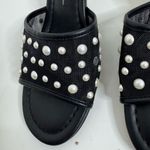 Dolce Vita Meeza Imitation Pearl Sandal Black 6.5 Photo 3