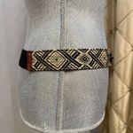J.Crew Elegant Brown and Beige Patterned Belt Photo 1