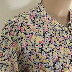Equipment Femme Floral Silk Popover Blouse Photo 5