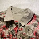 DG2 Reversible Floral & Khaki Women's Jacket Small Red Photo 5