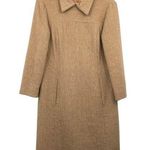 Vintage Lou Rose of Santa Barbara Dress Womens 4? Used Camel Hair Rare Lined Photo 0