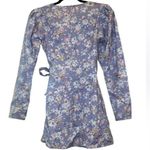 We Wore What  New wrap Floral Bianca Dress puff shoulders size Small Photo 6