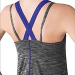 Lululemon Heather Black Iris Purple Run for Gold Tank Photo 1