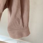 Waffle knit cropped jacket with silver buttons NWOT drop shoulder sleeve Tan Size undefined Photo 1