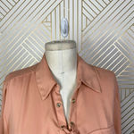 L'Academie L’ACADEMIE Camel Safari Lace-Up Long Sleeve Blouse Photo 3