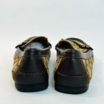 Coach “Olive” Signature Brown Driving Moccasin Loafer, Jacquard Canvas, size 8.5 Photo 8