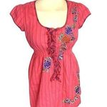 Johnny Was  3j workshop embroidered tunic top Photo 0