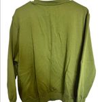 Bon worth vintage green button down flower cardigan sweatshirt size xl Photo 2