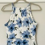 Lulus Lulu’s Zahara Blue and White Floral Print Sleeveless Midi Dress Size Small Photo 8