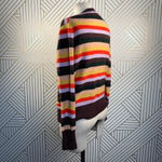 Madewell  Wrap-Front Pullover Sweater in Stripe‎ Photo 7