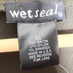 Wet Seal NWT Vintage Y2K Olive Green High Low Cropped Blazer Jacket Size XL Photo 9