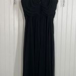 Fiesta Fashion Black Embellished Pleated Halter Neck Maxi Dress Size L Photo 3