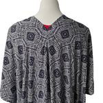 Altar'd State Altar’d State Navy/White Rayon Kimono Photo 5