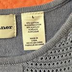 Alfred Dunner Grandma Knit Top Lightweight Sweater Embroidered Beaded Floral Size Large Photo 3