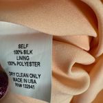 Amanda Uprichard Peach Orange 100% Silk Short Sleeve Romper Size XS Photo 13