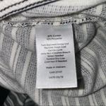 Talbots  Petite Turtleneck Shirt Striped Black and White long sleeve large petite Photo 4