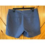 Isaac Mizrahi  Women's Blue Tailored Flat Front Shorts High Rise w/ Pocket Size 8 Photo 1