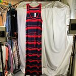 Gap  Maxi Dress XXL Womens Striped Sleeveless Casual Red Blue Knit‎ New Photo 12