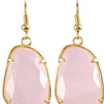 Kendra Scott Pink Stone Earrings Photo 0