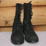 All Saints Black Military Combat Boots Photo 2