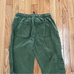 Nicole Miller green drawstring joggers. Size Small Photo 8