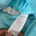Jasmine Rose Aqua Blue Terry Cloth Sleep Romper SIZE M Size M Photo 2