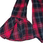 Beach lunch lounge Plaid ladies Shirt - Red and Black buffalo plaid Photo 2