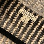 Lucky Brand  Size S Cream Gray Woven Knit Button Front Long Blazer Cardigan Photo 7