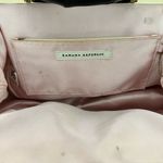 Banana Republic  Floral Satin Bamboo Handle Clutch Purse Gold Frame Photo 7