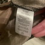 Michael Kors  Linen Floral Cap Sleeve Dress-Khaki/Black size 6 Photo 1